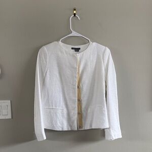 Vince ivory textured jacket S
